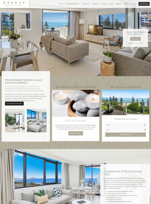 Transportation Industry 9 hotel website breeze